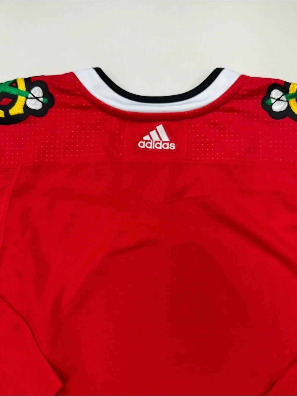 ADIDAS Chicago Blackhawks Authentic PRIMEGREEN HOME Red Jersey Mens Size 60
